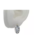 Ohrringe Vintage Schmuck Zirkon 14 Karat Gelbgold vec001y